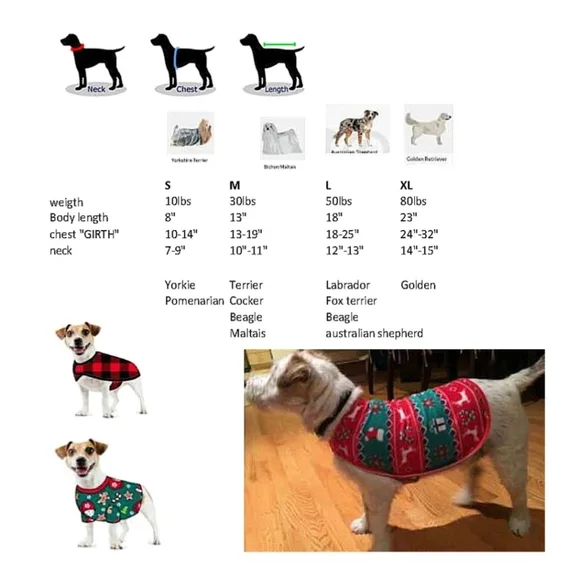 Pets Christmas Pajamas Cute Outfit Cocoa & Cookies SMALL NWT - Picture 3 of 3